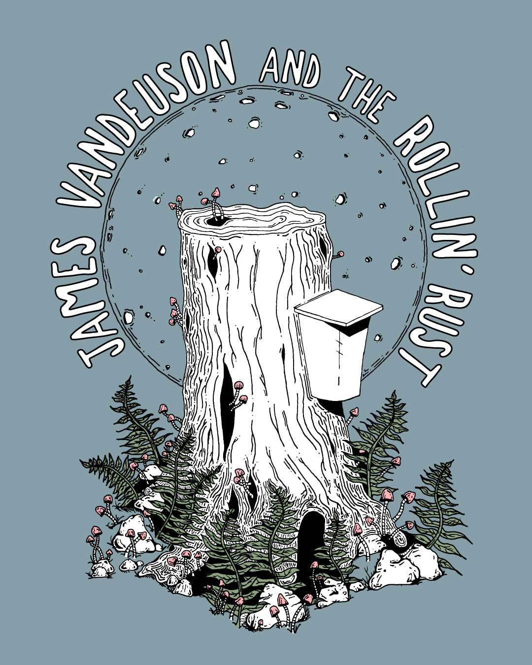 "James VanDeuson and The Rollin' Rust" T-Shirt