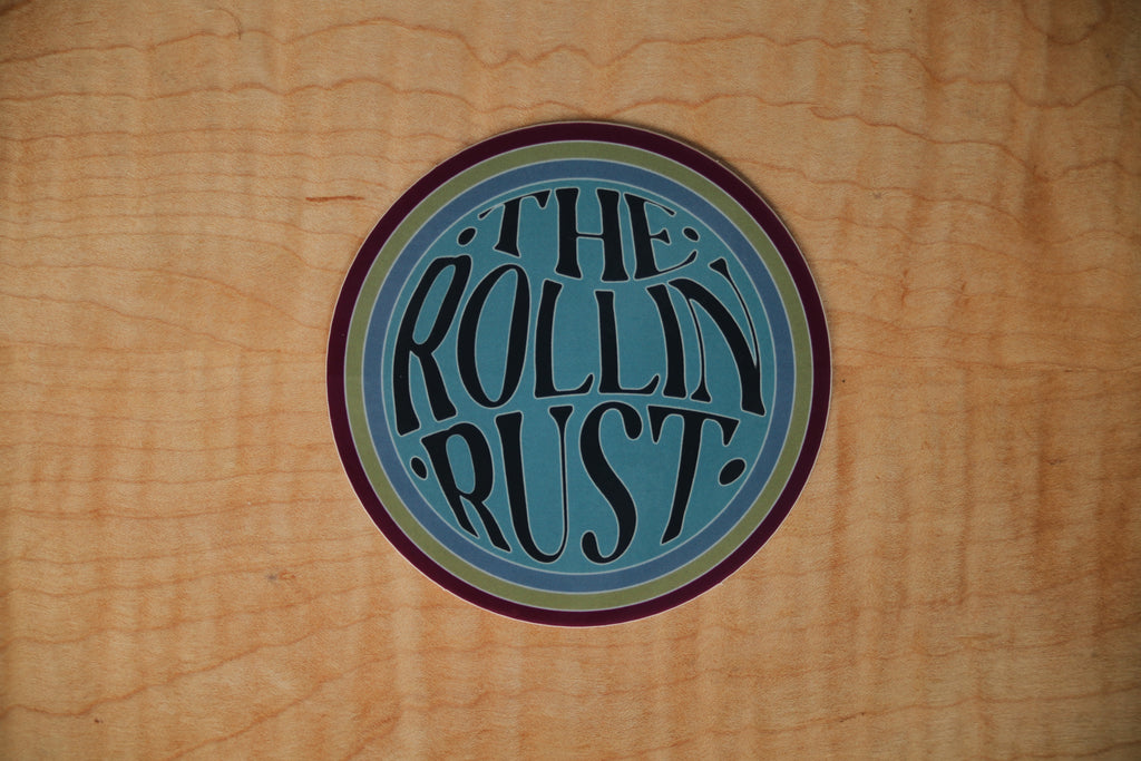 Rollin' Rust Sticker - Round Logo