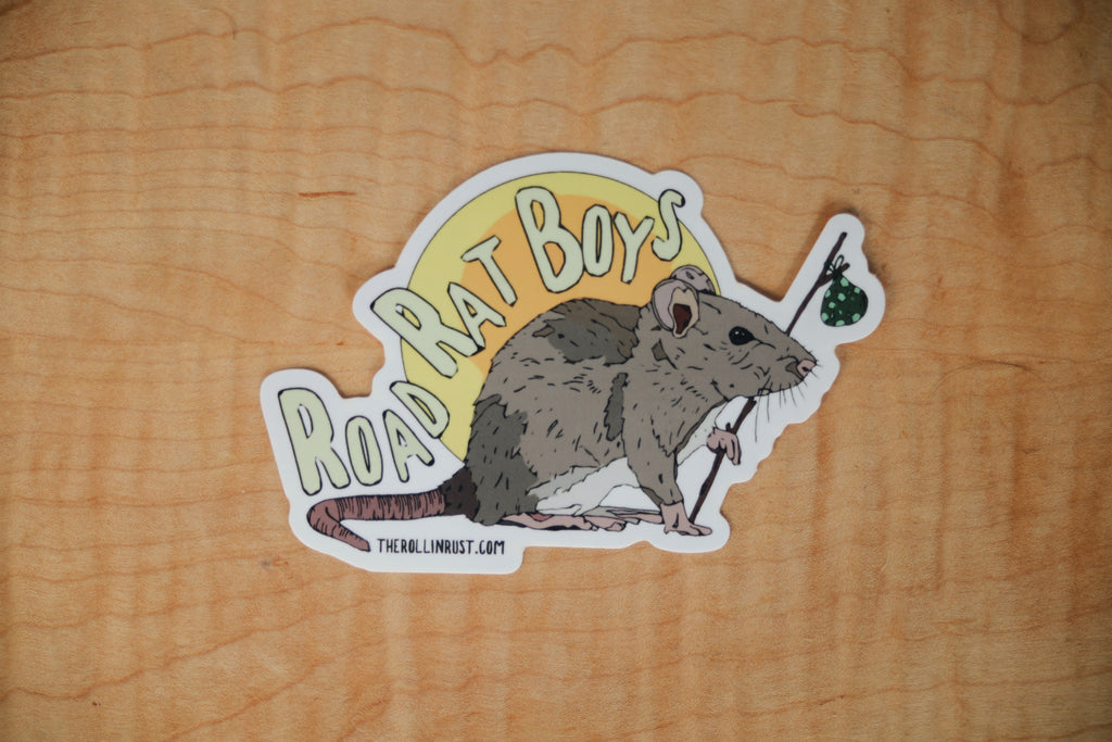 Rollin' Rust Sticker - Road Rat Boys