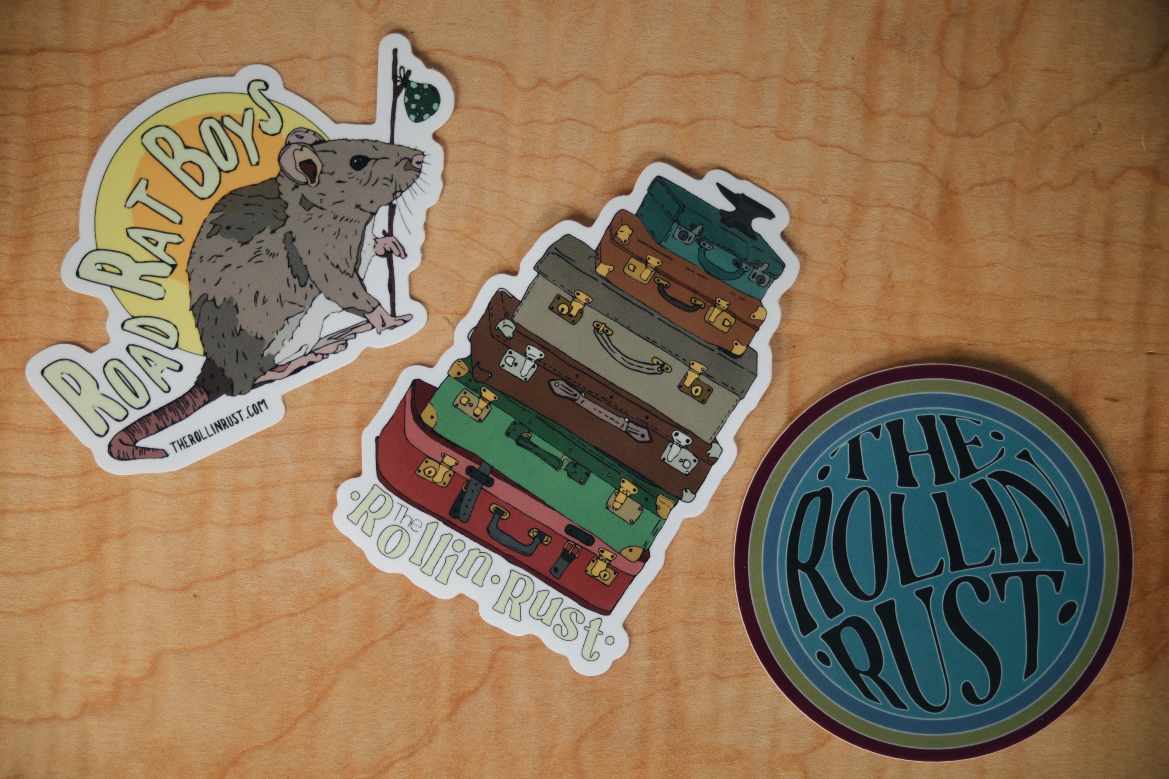 Rollin' Rust Sticker - Road Rat Boys