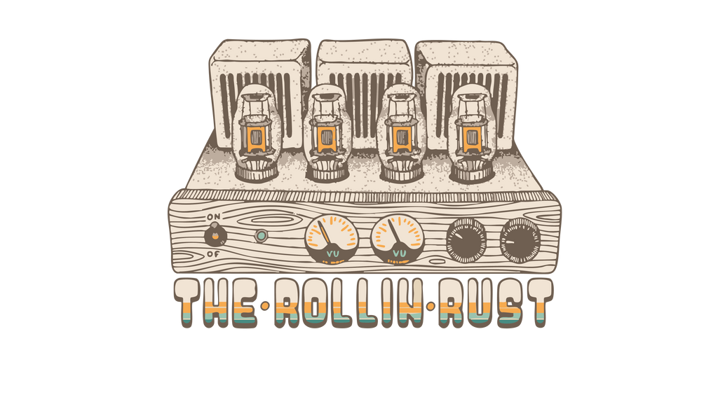 Rollin' Rust Long Sleeve T - "Tubular"