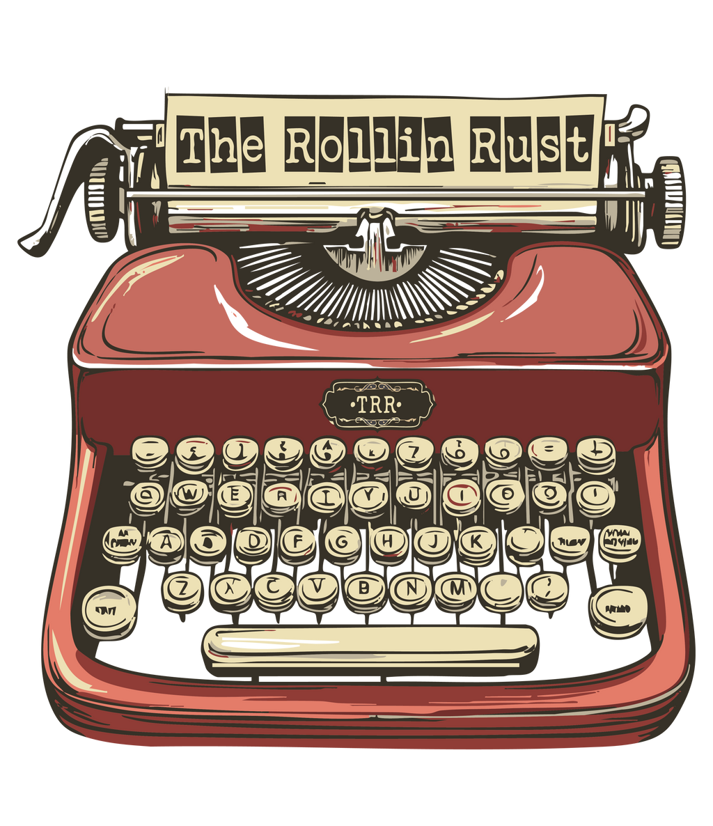 Rollin' Rust Long Sleeve T - "The Type Writer"