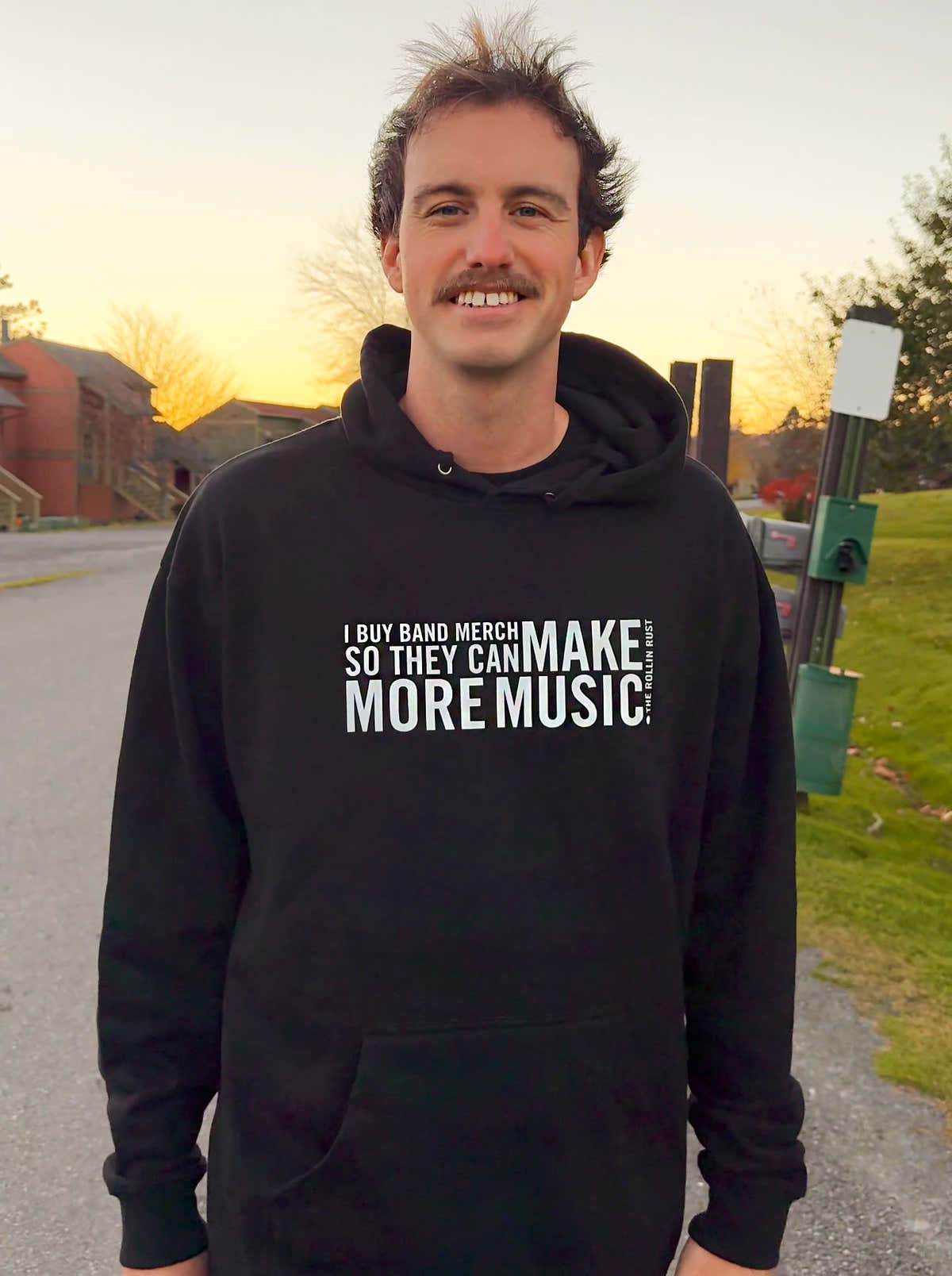 "Make More Music" Hoodie+Koozie