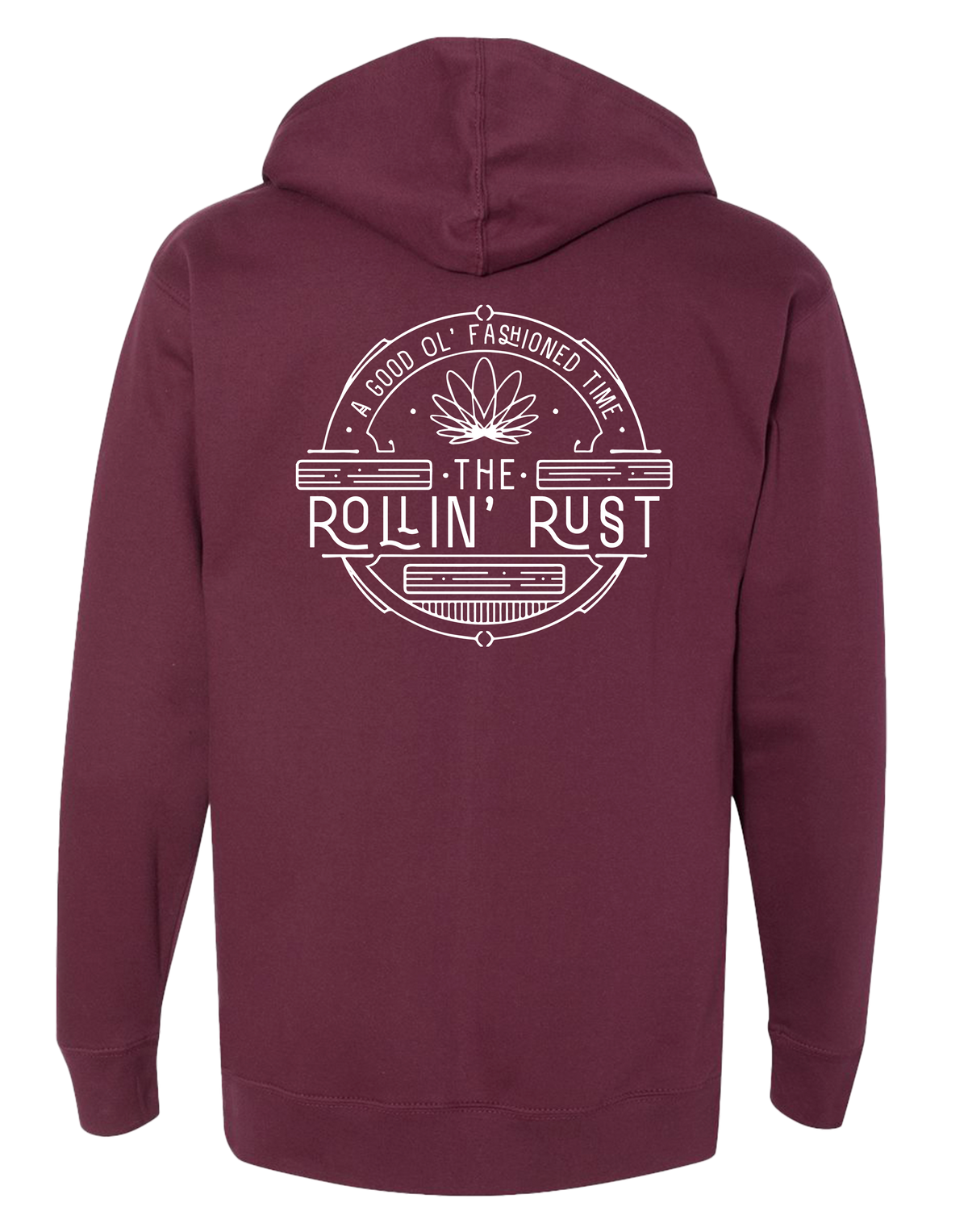 Maroon back