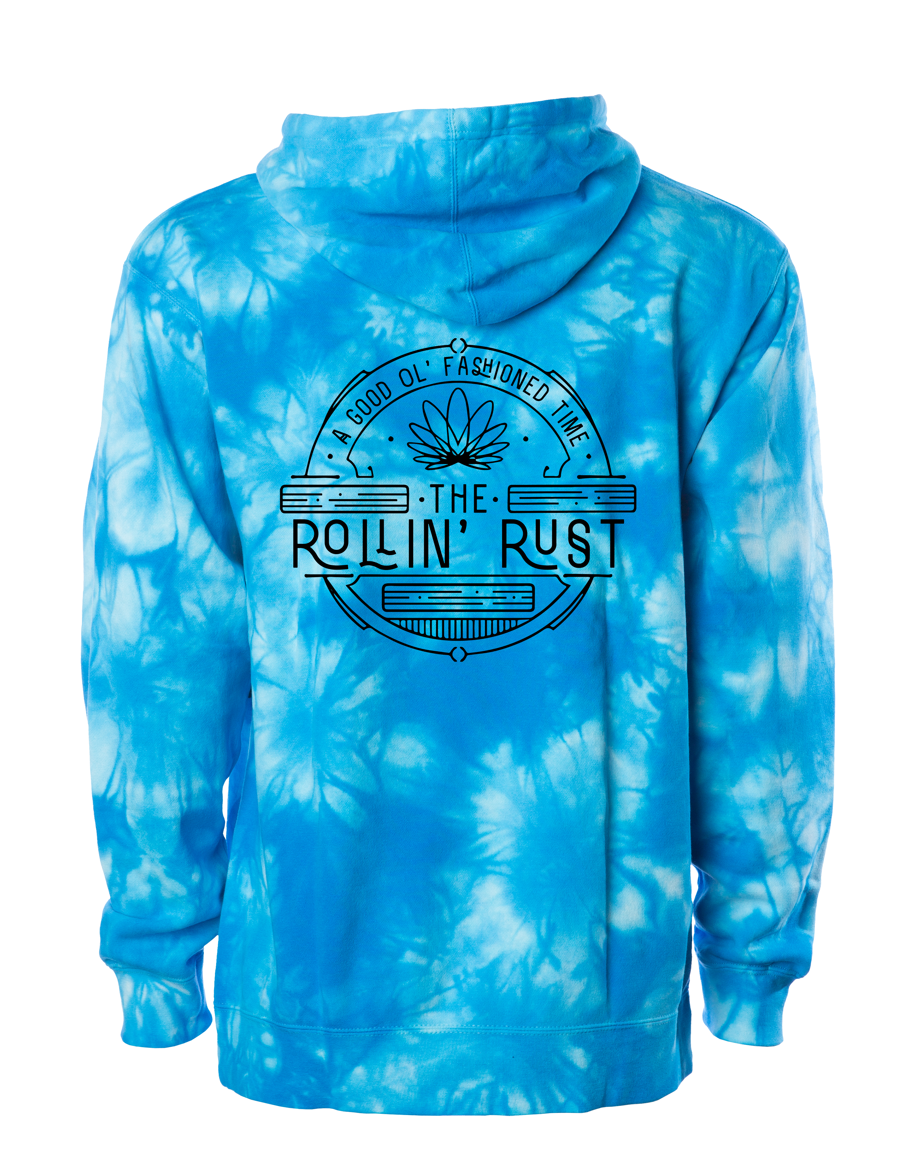Tie Dye Sky Blue back