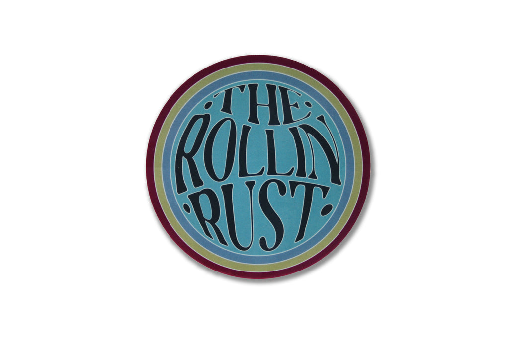 Rollin' Rust Sticker - Round Logo