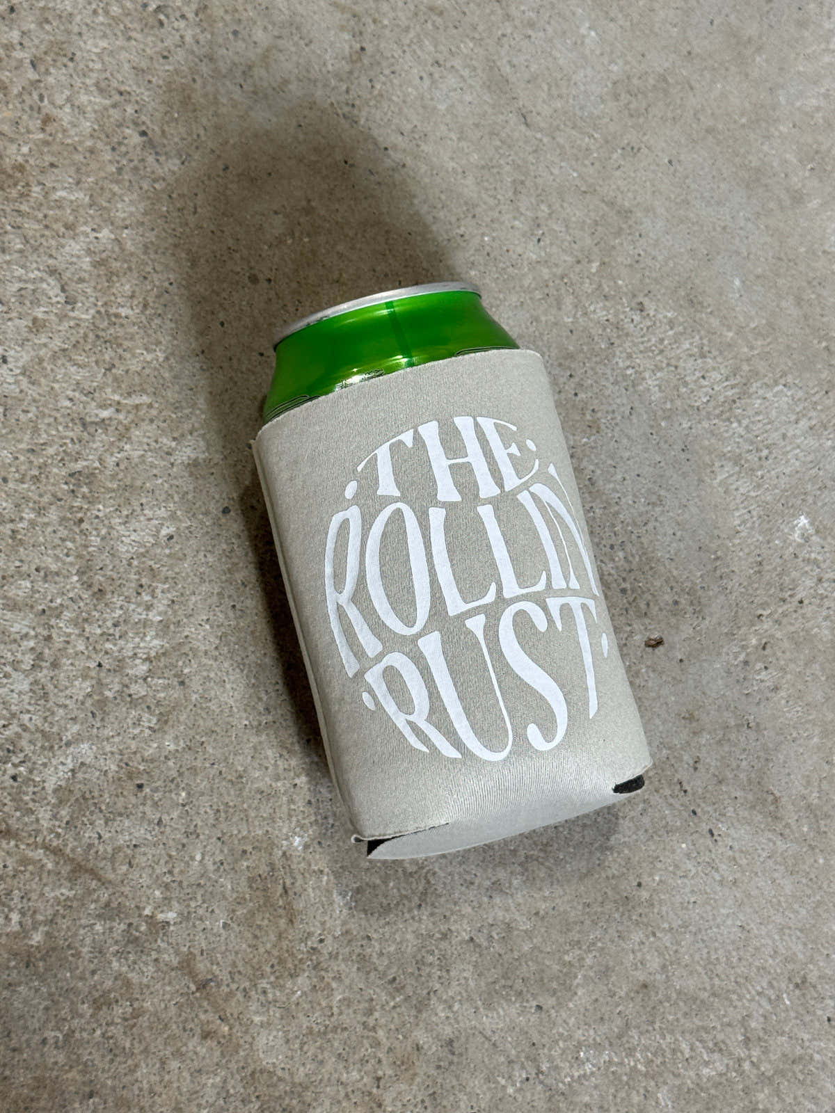 Rollin' Rust Koozie — Grey